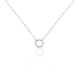 Collier Argent Blanc Toya Oxydes De Zirconium - Colliers fantaisie Femme | Histoire d’Or