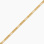 Bracelet Babur Argent Dor&eacute; A L'Or 750/1000 - Bijoux sans pierre Homme | Histoire d&rsquo;Or