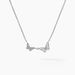 Collier Thecla Argent Blanc Oxyde De Zirconium - Colliers fantaisie Femme | Histoire d’Or