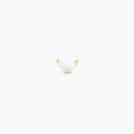 Piercing Judie Acier Jaune Oxyde De Zirconium - Piercings d'oreilles Femme | Histoire d&rsquo;Or