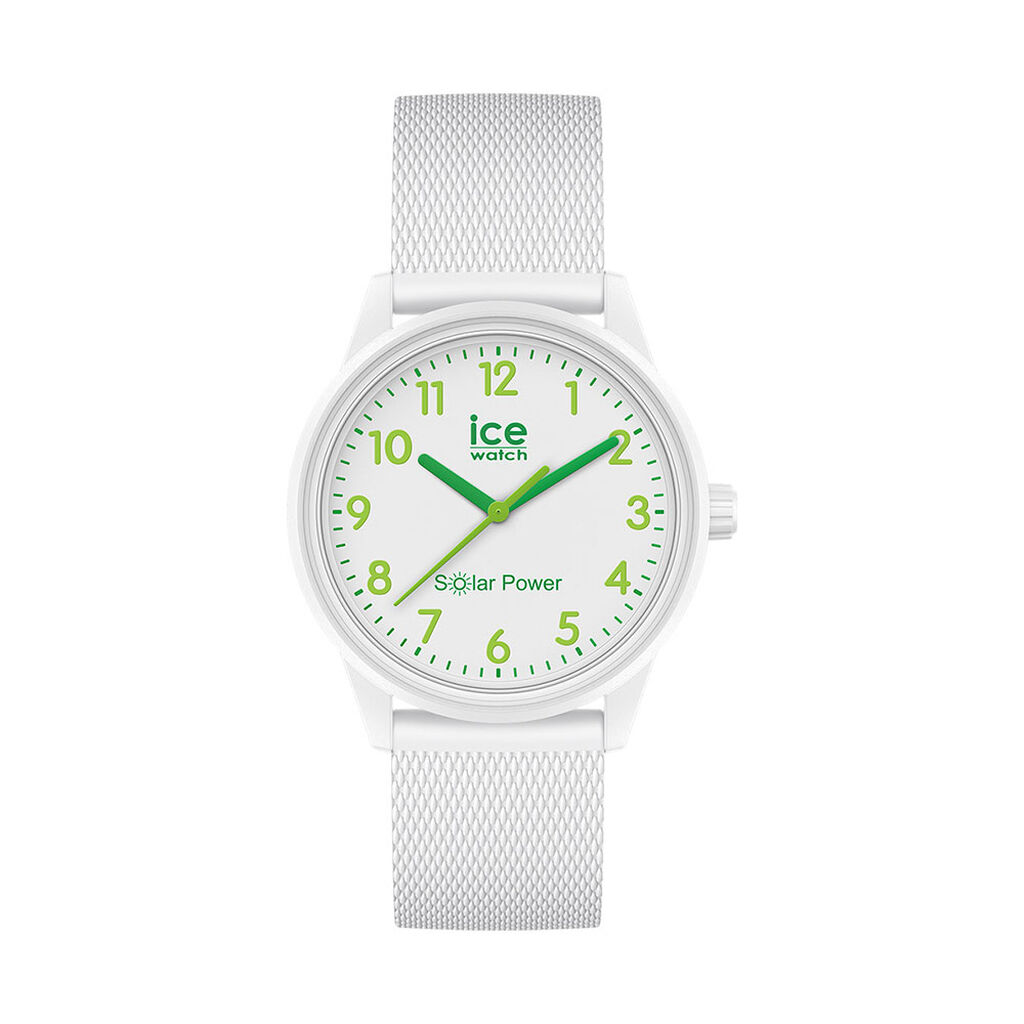 Montre Ice Watch Solar Power Blanc - Montres Famille | Histoire d’Or