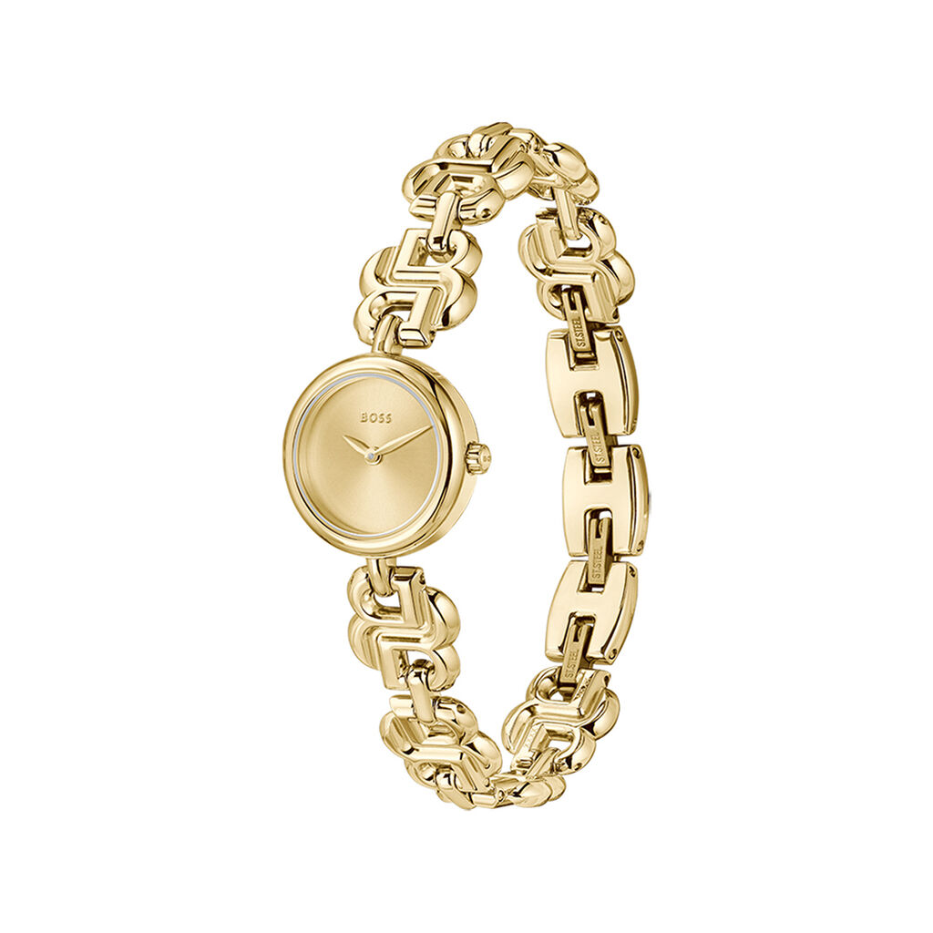 Montre Boss Double B Dressy Champagne - Montres Femme | Histoire d&rsquo;Or