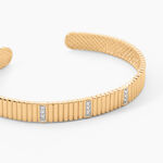 Jonc Alegria Plaqu&eacute; Or Jaune Oxydes De Zirconium - Bracelets joncs Femme | Histoire d&rsquo;Or