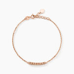 Bracelet Rio Argent Rose Oxyde De Zirconium - Bracelets Femme | Histoire d&rsquo;Or