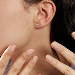 Boucles D'oreilles Puces Eddie Or Jaune Oxyde De Zirconium - Clous d'oreilles Femme | Histoire d&rsquo;Or