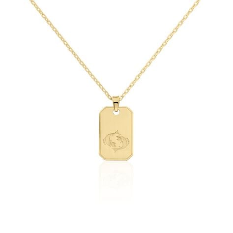 Collier Plaqu&eacute; Or Quintien - Colliers Zodiaque Homme | Histoire d&rsquo;Or
