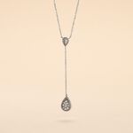 Collier Mariona Or Blanc Diamant - Colliers Femme | Histoire d&rsquo;Or