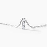 Collier Leala Argent Blanc Oxyde De Zirconium - Colliers fantaisie Femme | Histoire d&rsquo;Or