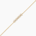 Bracelet Bedros Argent Dor&eacute; A L'Or 750/1000 Oxyde De Zirconium - Bracelets Femme | Histoire d&rsquo;Or