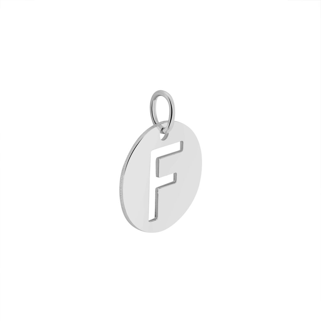 Pendentif Elio F Argent Blanc - Pendentifs Famille | Histoire d’Or