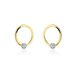 Boucles D'oreilles Puces Or Jaune Shyla Diamants - Clous d'oreilles Femme | Histoire d’Or