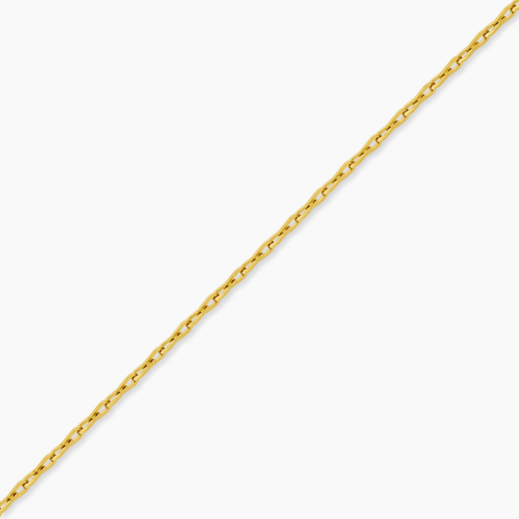Bracelet Je&iuml;na Acier Dor&eacute; - Bijoux sans pierre Femme | Histoire d&rsquo;Or