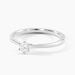 Bague Athena Platine Blanc Diamant - Bagues solitaires Femme | Histoire d’Or