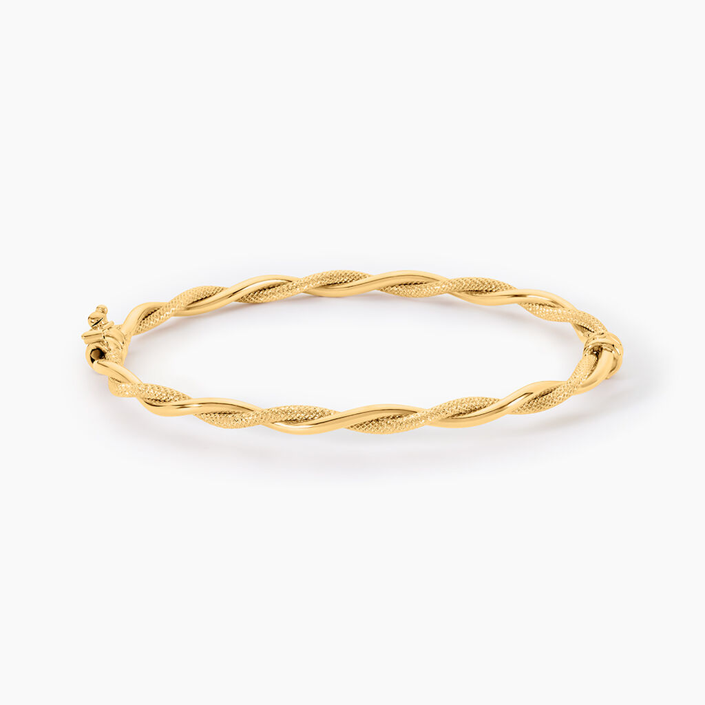 Bracelet Jonc Deniece Or Jaune - Bracelets joncs Femme | Histoire d&rsquo;Or