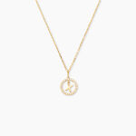 Pendentif Gabe Or Jaune Oxyde De Zirconium - Pendentifs Femme | Histoire d&rsquo;Or