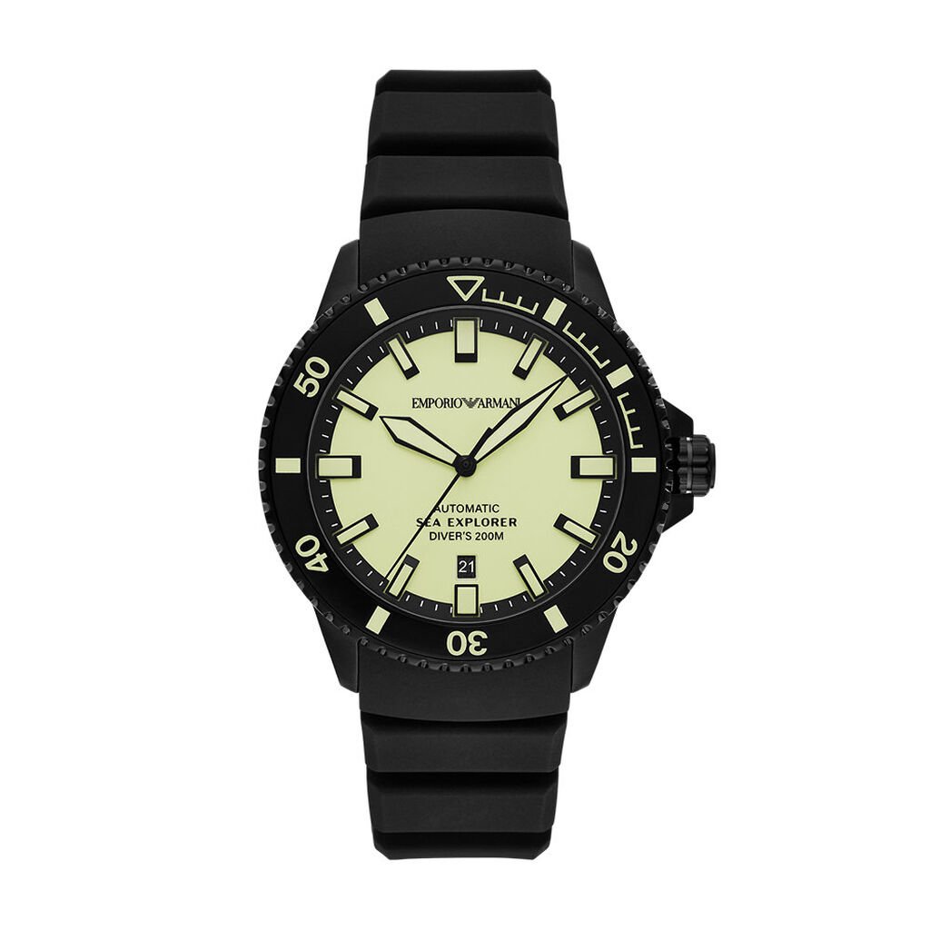 Montre Emporio Armani Sea Explorer Jaune - Montres Homme | Histoire d’Or