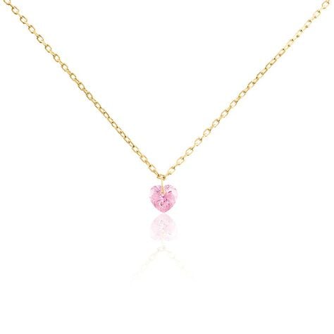 Collier Crush Plaqué Or Jaune Oxyde De Zirconium - Colliers fantaisie Femme | Histoire d’Or