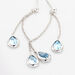 Boucles D'oreilles Pendantes Djime Or Blanc Topaze - Boucles d'oreilles pendantes Femme | Histoire d’Or