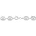Bracelet Carrus Maille Grain De Cafe Argent Blanc - Bracelets chaîne Homme | Histoire d’Or