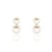 Boucles D'oreilles Clips Argent Blanc Viano Perles Oxydes - Boucles d'oreilles fantaisie Femme | Histoire d’Or