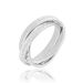 Alliance Bertina Demi Jonc Classique Or Blanc - Alliances Unisex | Histoire d’Or
