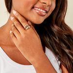 Bague Amae Plaque Or Jaune - Bagues fantaisie Femme | Histoire d&rsquo;Or