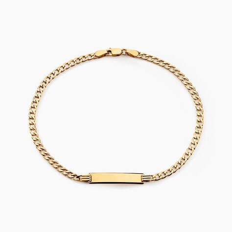 Bracelet Identitée Genevra Or Jaune - Gourmettes Femme | Histoire d’Or