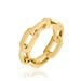 Bague Hera Acier Dore Yonna Forcat Large - Bagues fantaisie Femme | Histoire d’Or