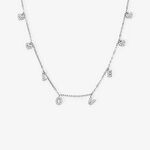 Collier Argent Blanc Deep In Love Oxyde De Zirconium - Colliers fantaisie Femme | Histoire d&rsquo;Or
