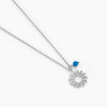 Collier Alvie Argent Blanc Turquoise - Colliers fantaisie Femme | Histoire d&rsquo;Or