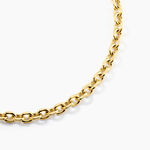 Collier Max Acier Jaune - Bijoux sans pierre Femme | Histoire d&rsquo;Or