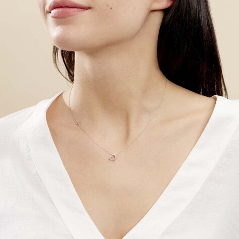 Collier Louise Or Blanc Diamant - Colliers Femme | Histoire d’Or