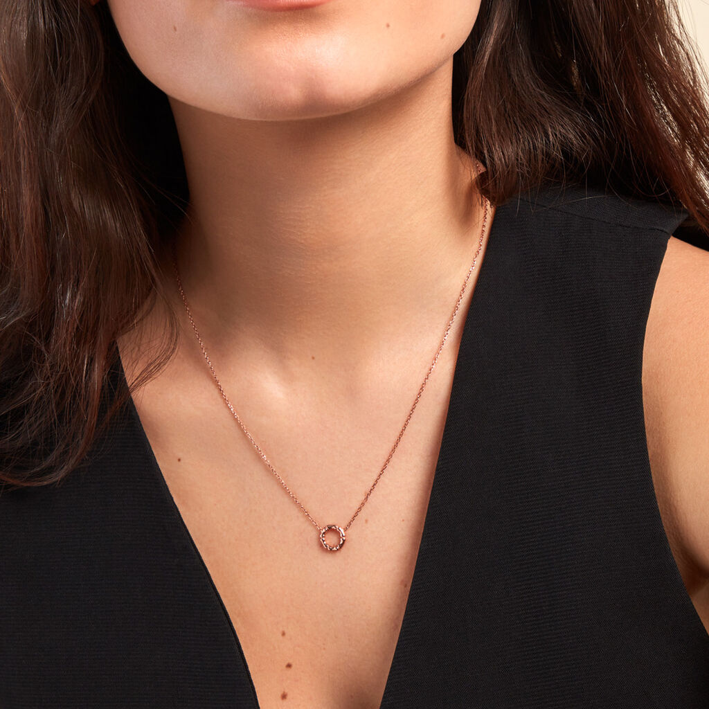 Collier May-li Argent Rose - Colliers fantaisie Femme | Histoire d’Or