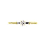 Bague Solitaire Nina Or Jaune Diamant - Bagues solitaires Femme | Histoire d&rsquo;Or