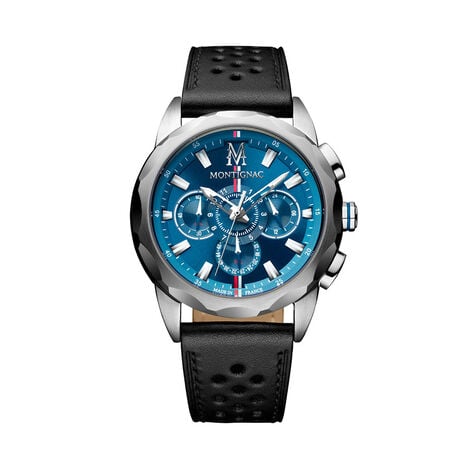 Montre Montignac Round Multifonction Bleu - Montres Homme | Histoire d&rsquo;Or