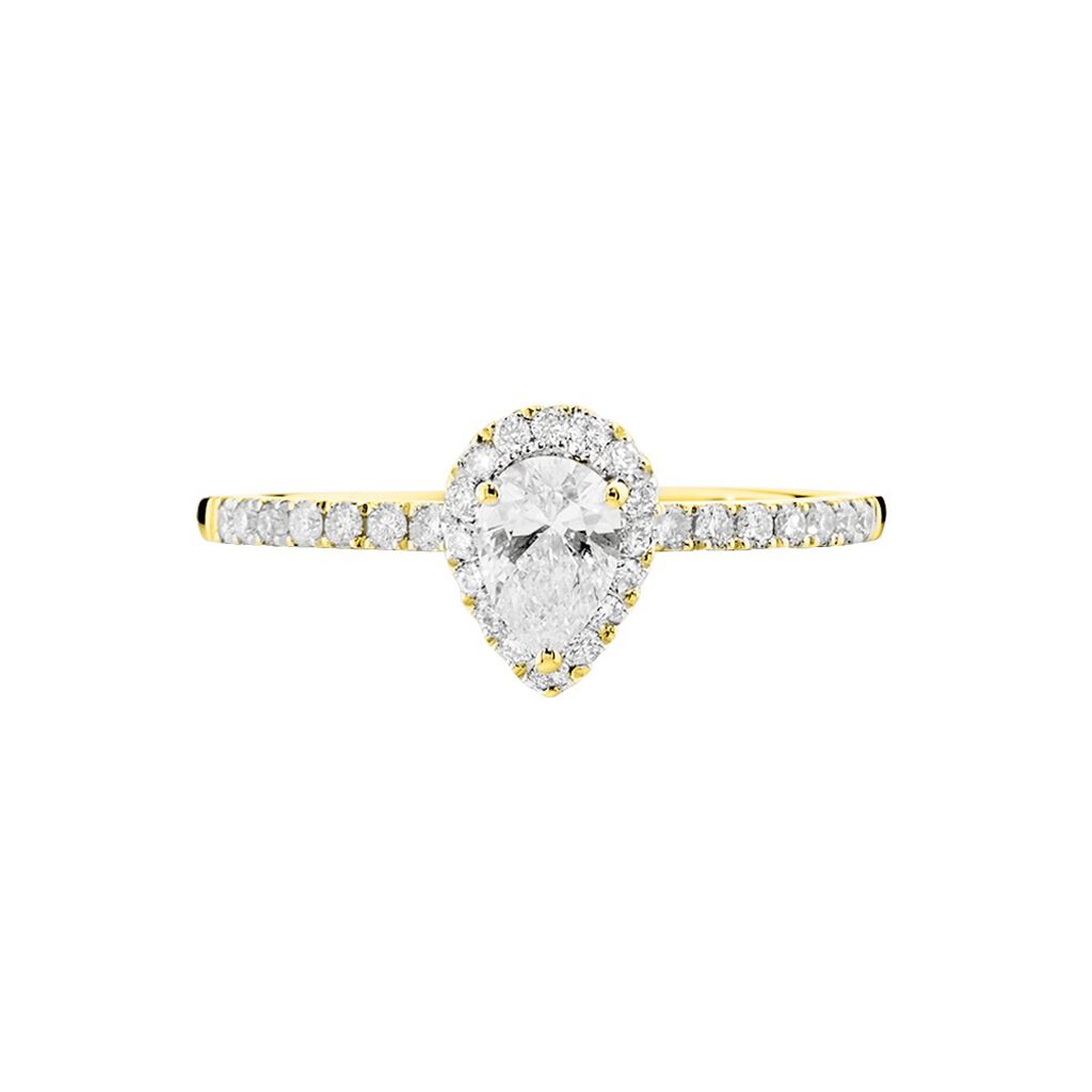 Bague Solitaire Tatiana Or Jaune Diamant - Bagues solitaires Femme | Histoire d’Or