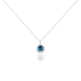 Collier Argent Blanc Clover Verre Oxydes De Zirconium - Colliers fantaisie Femme | Histoire d’Or