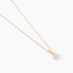 Collier Or Jaune Trecia Diamants - Colliers Femme | Histoire d&rsquo;Or