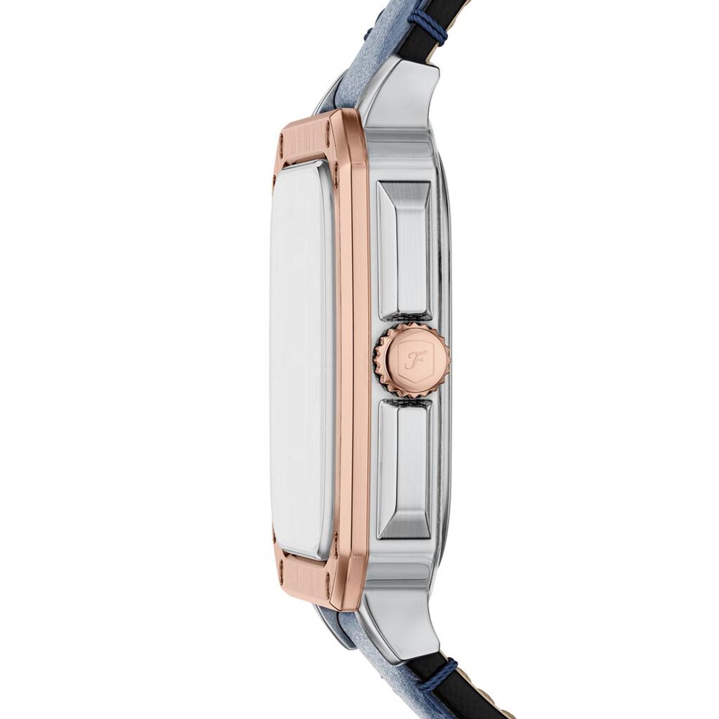 Montre Fossil Crosby Bleu - F&ecirc;te des p&egrave;res Homme | Histoire d&rsquo;Or