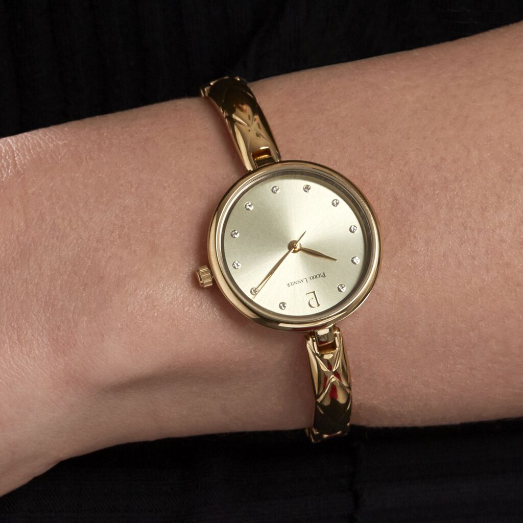 Montre Pierre Lannier Leia Doré - Montres Femme | Histoire d’Or
