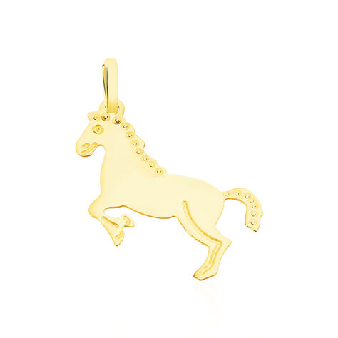 Pendentif Egide Cheval Or Jaune - Pendentifs Femme | Histoire d’Or