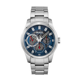 Montre Hugo Skeleton Bleu - Montres Homme | Histoire d’Or