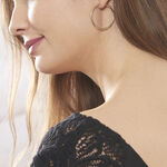 Cr&eacute;oles Ada Lisse Plaque Or Jaune - Boucles d'oreilles cr&eacute;oles Femme | Histoire d&rsquo;Or