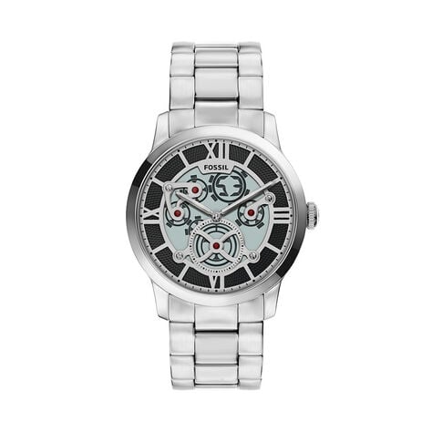 Montre Fossil Bic Tic Tourbillon Argent&eacute; - F&ecirc;te des p&egrave;res Homme | Histoire d&rsquo;Or