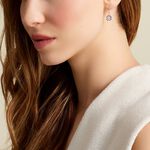 Boucles D'oreilles Pendantes Fortunata Argent Blanc Oxyde De Zirconium - Boucles d'oreilles fantaisie Femme | Histoire d&rsquo;Or