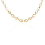 Collier William Plaqu&eacute; Or Jaune - Chaines Homme | Histoire d&rsquo;Or