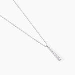 Collier Georas Or Blanc Oxyde - Colliers Femme | Histoire d&rsquo;Or