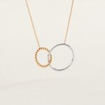 Collier Elizabeta Or Bicolore - Colliers Femme | Histoire d&rsquo;Or