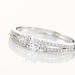 Bague Solitaire Katalina Or Blanc Diamant - Bagues solitaires Femme | Histoire d’Or