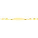 Bracelet Identité Evin Maille Grain De Cafe Or Jaune - Bracelets Communion Enfant | Histoire d’Or